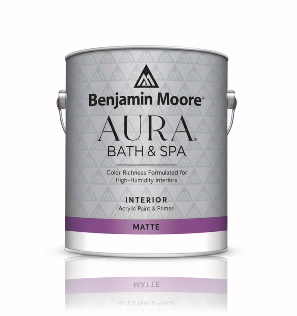 สีทาภายในสำหรับทาห้องน้ำ ยี่ห้อ เบนจามินมอร์ Benjamin Moore รุ่น Aura Bath & Spa