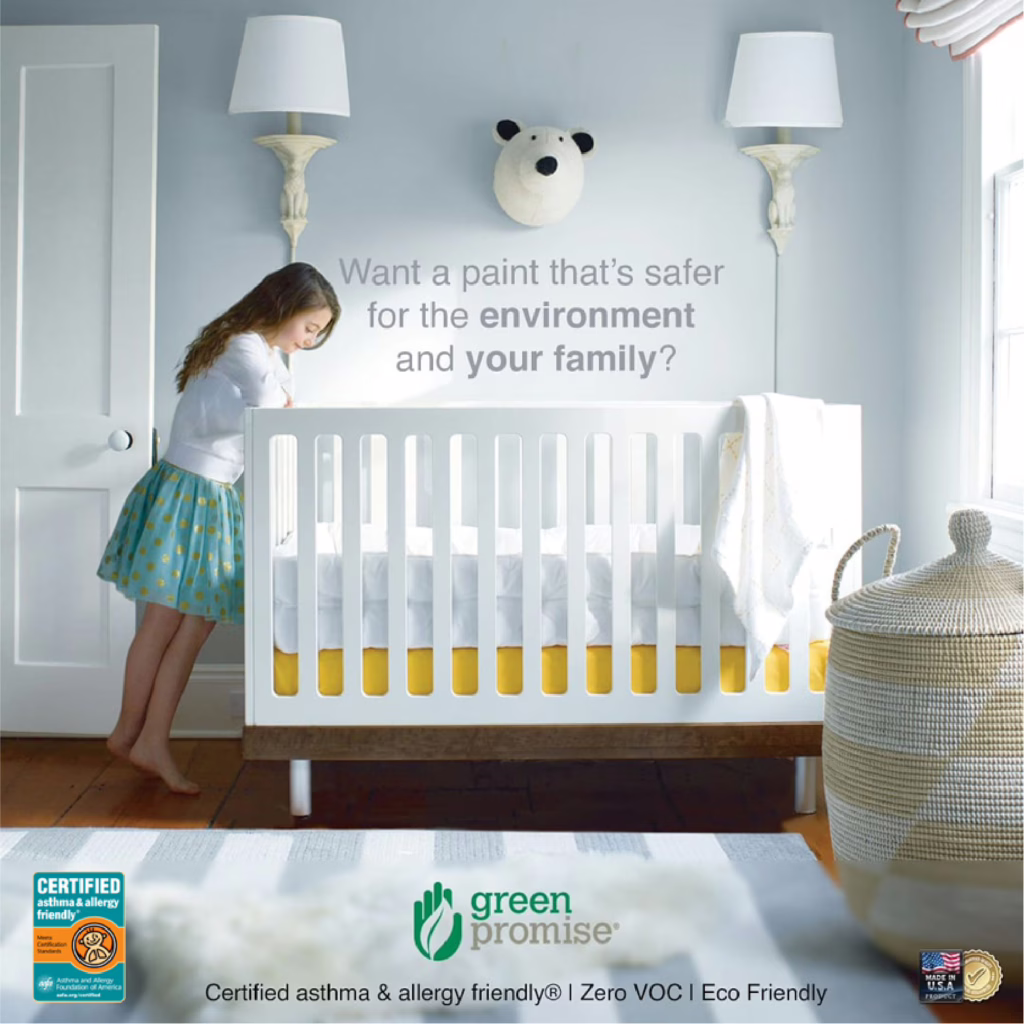 สีทาภายในที่ปลอดภัยที่สุด จาก Benjamin Moore