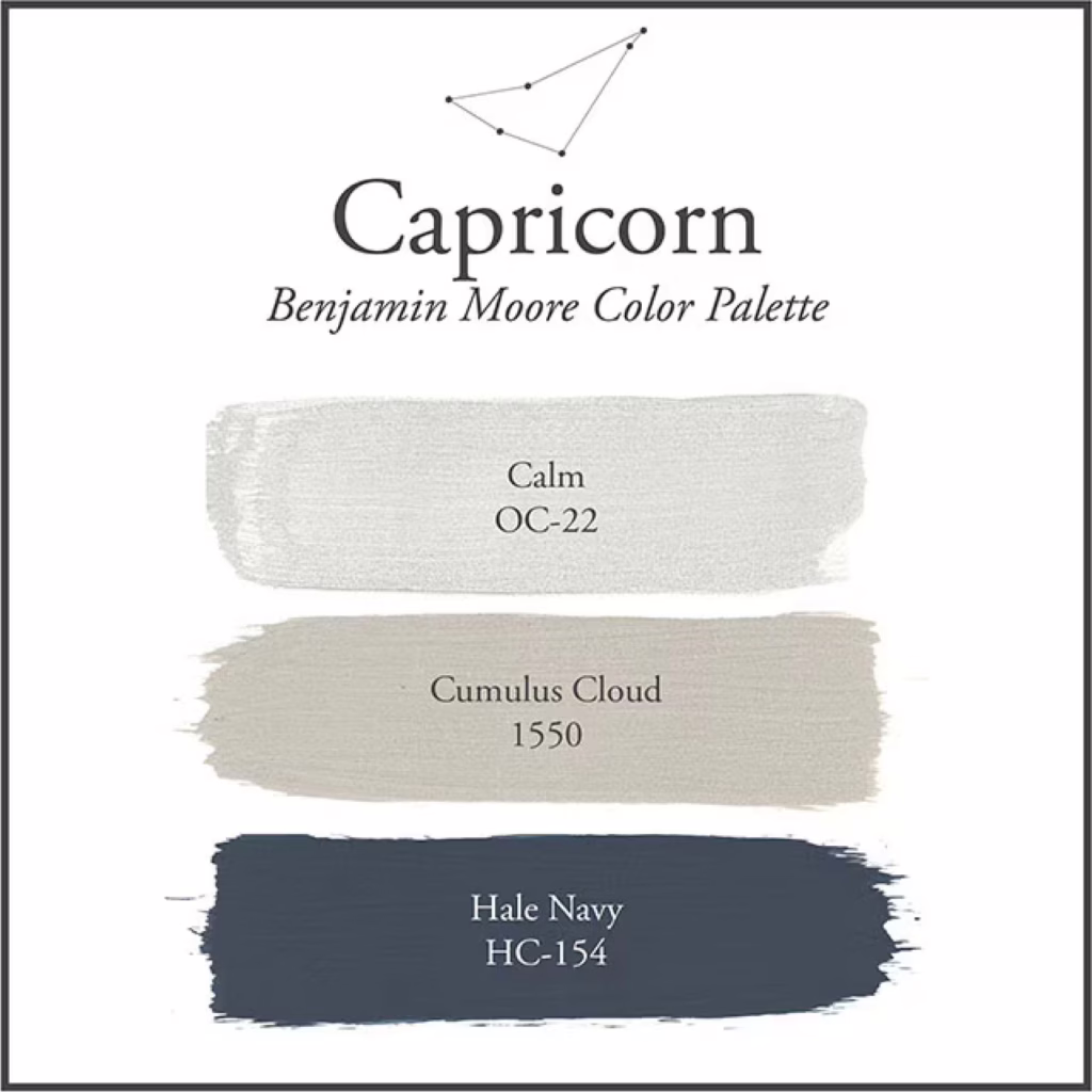 สีทาบ้านตามราศีมังกร โทนสีคลาสสิก สีโทนกลาง สุขุม เสริมความมั่นคง จาก Benjamin Moore