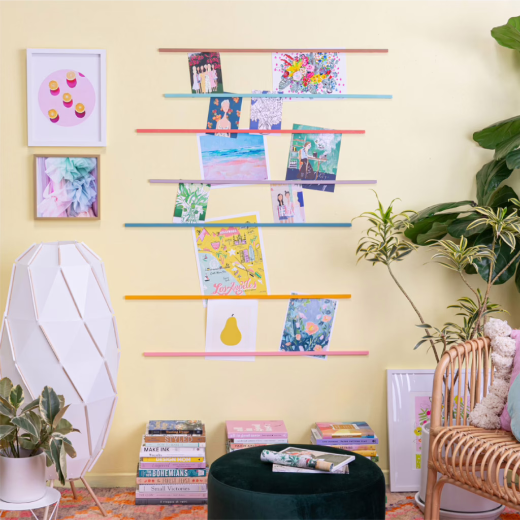 DIY ทาสีชั้นวางของให้สวยสดใส ด้วยสี Benjamin Moore ไอเดียแต่งบ้านสวยด้วยสี