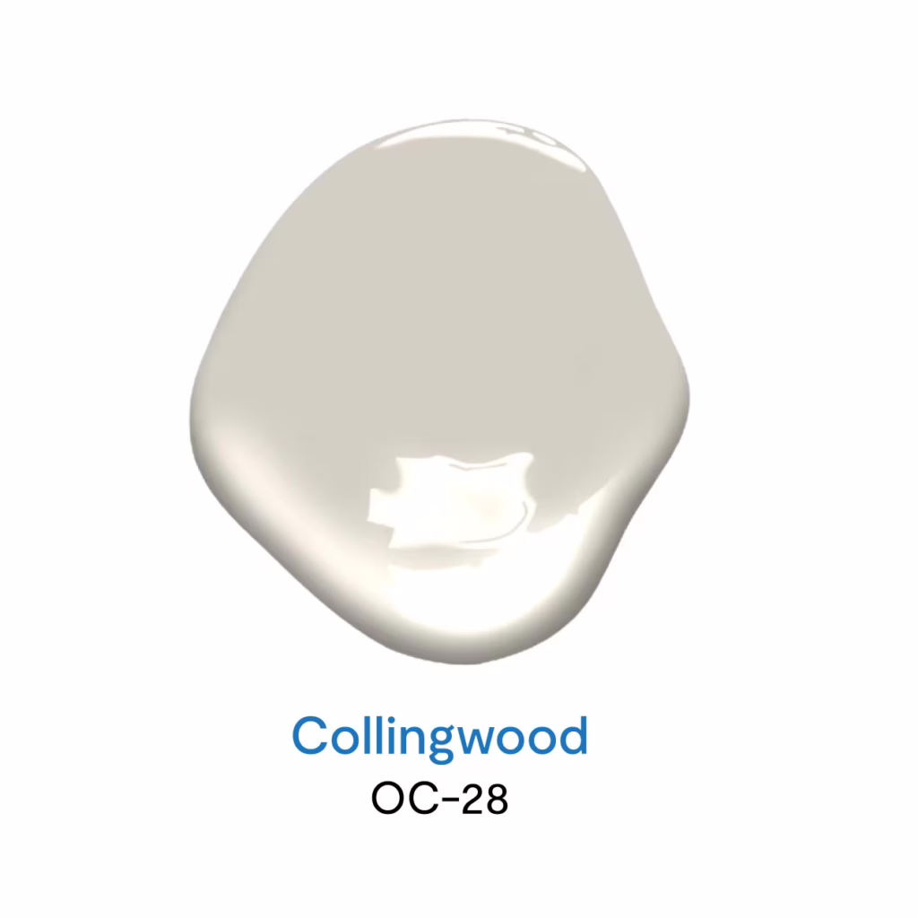 Collingwood OC-28 สีทาบ้านโทนสีกลาง สีเบจ สีขาวครีมยอดนิยม จาก Benjamin Moore