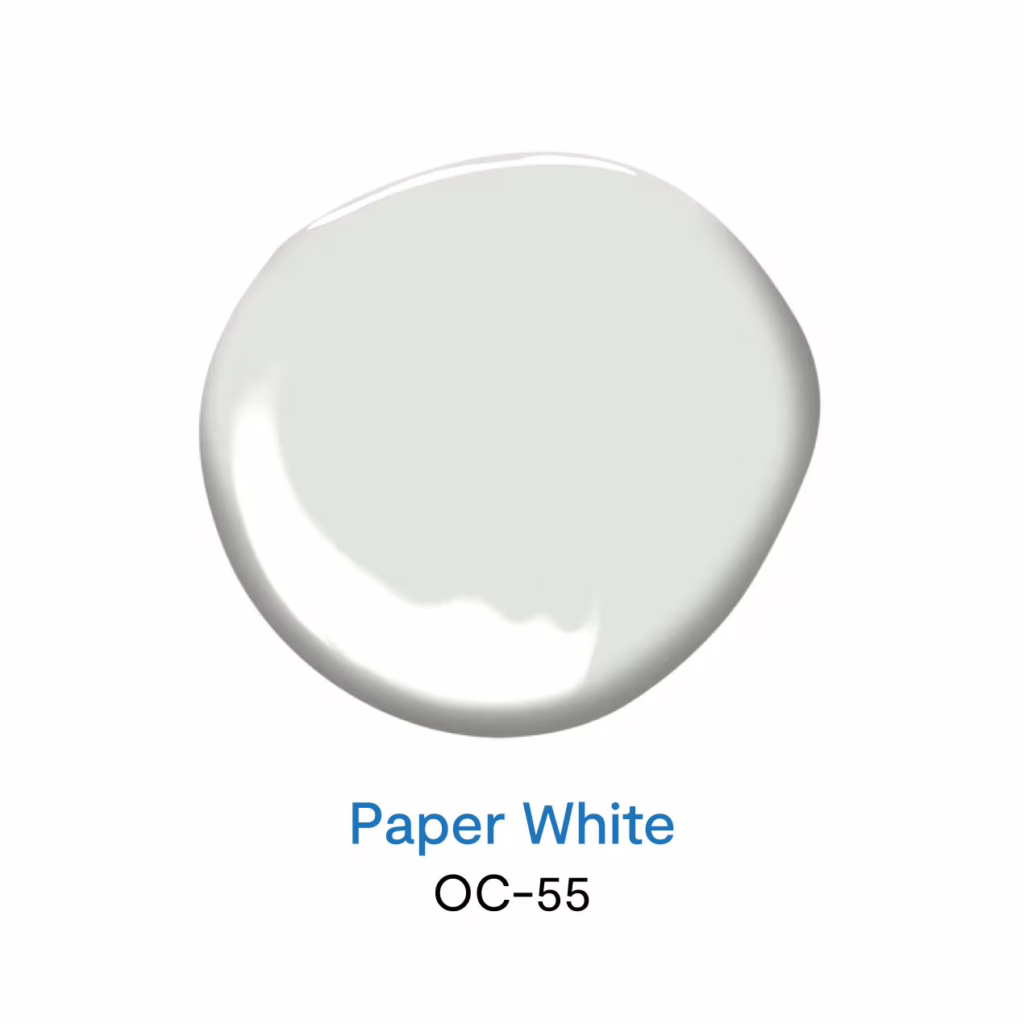 Paper White OC-55 สีทาบ้านสีขาวยอดนิยม จาก Benjamin Moore