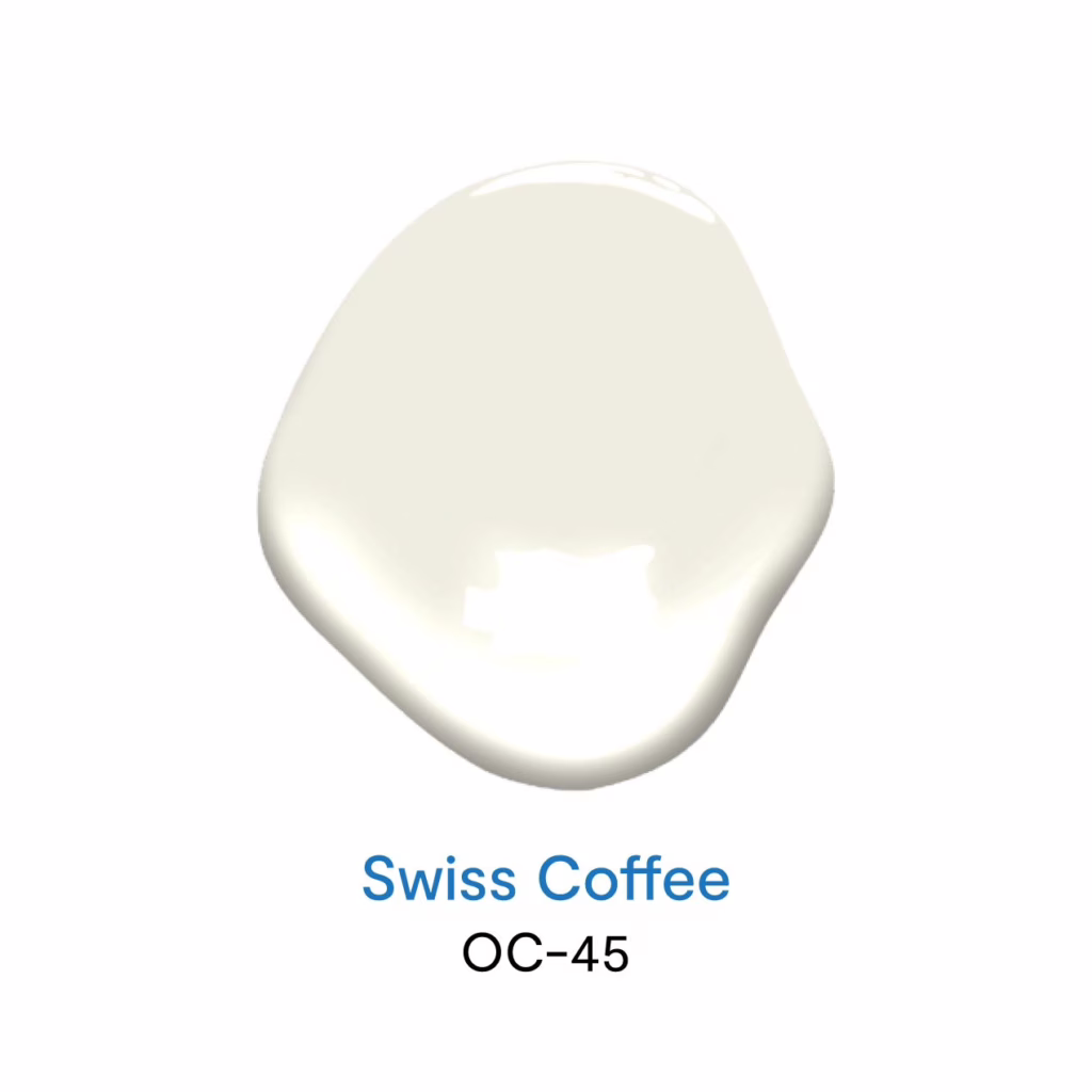 Swiss Coffee OC-45 สีทาบ้านสีขาวยอดนิยม จาก Benjamin Moore