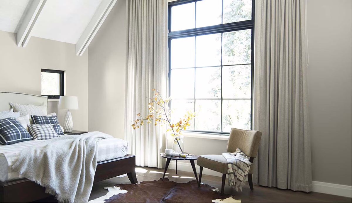 สีทาห้องนอนยอดนิยมจาก Benjamin Moore เฉดสีสวย ให้บรรยากาศห้องนอนผ่อนคลาย