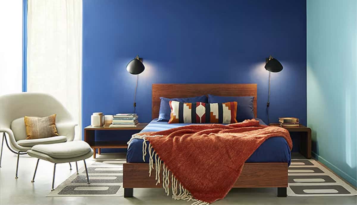 ไอเดียการทาสีผนังไฮไลท์ Accent Wall ให้ห้องสวยโดดเด่นด้วยสีทาภายใน Benjamin Moore