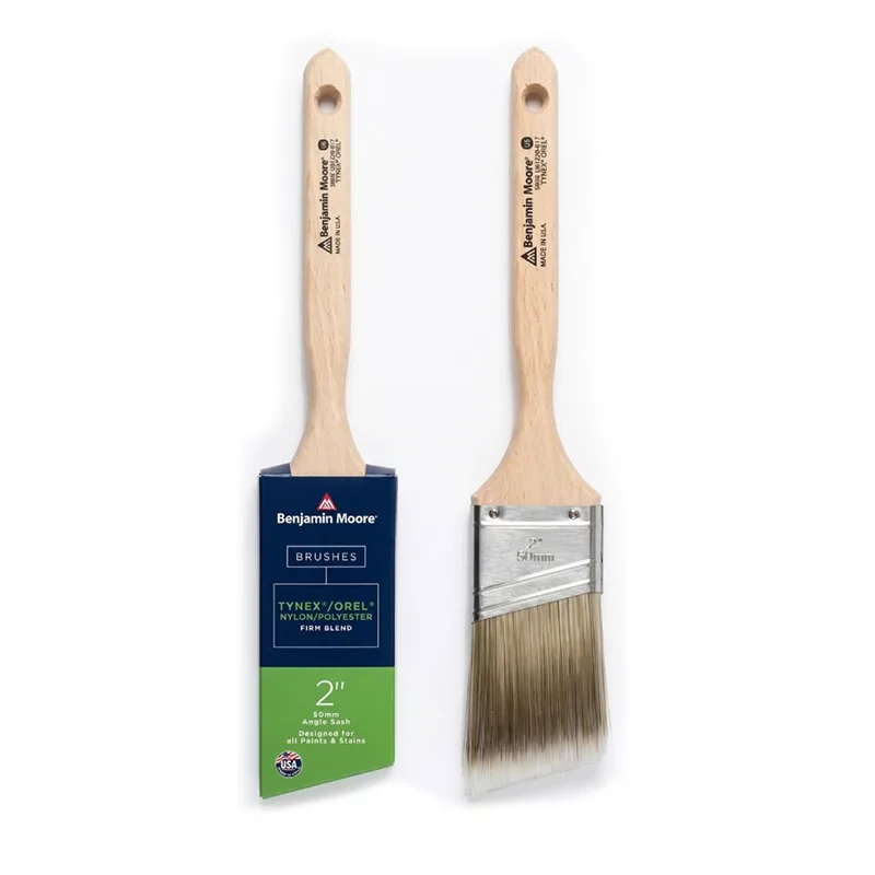 แปรงทาสีหัวตัดเฉียง Tynex/Orel Angle Sash ขนาด 2 นิ้ว (Firm Blend) ยี่ห้อ Benjamin Moore